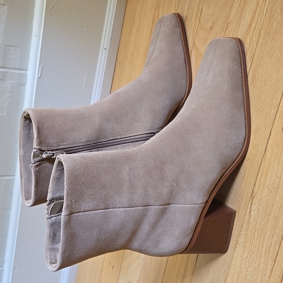 MANGO Heel Leather Ankle Boot Tan NWOT US 9 - Picture 10 of 11